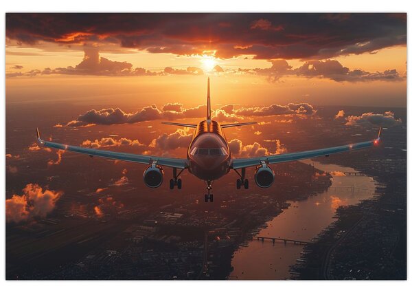 Slika - Transportni avion (90x60 cm)