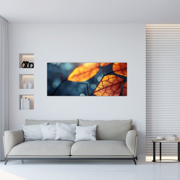 Slika - Tekstura lišća (120x50 cm)