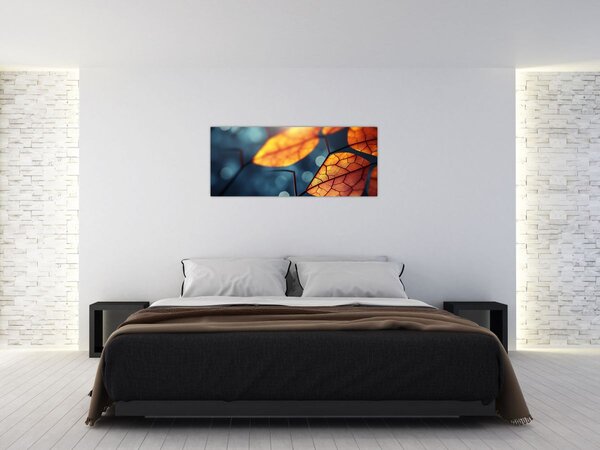 Slika - Tekstura lišća (120x50 cm)