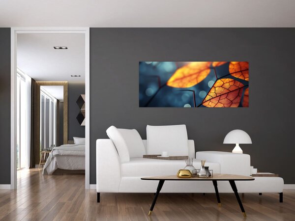Slika - Tekstura lišća (120x50 cm)