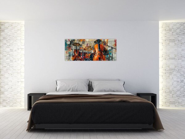 Slika - Glazbeni instrumenti (120x50 cm)