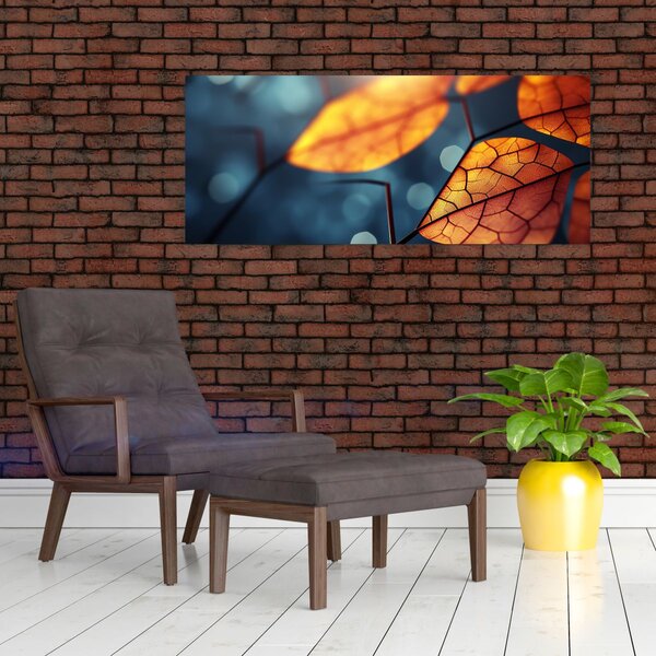 Slika - Tekstura lišća (120x50 cm)