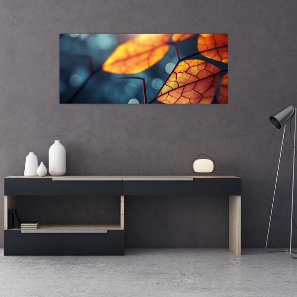 Slika - Tekstura lišća (120x50 cm)