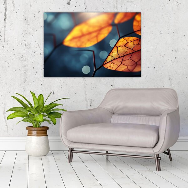 Slika - Tekstura lišća (90x60 cm)