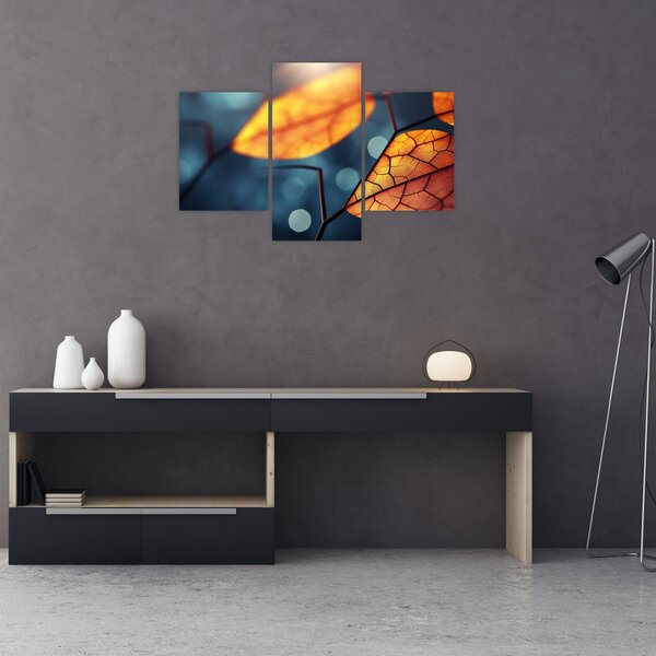 Slika - Tekstura lišća (90x60 cm)