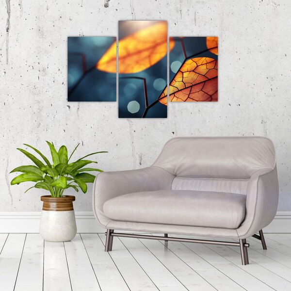 Slika - Tekstura lišća (90x60 cm)