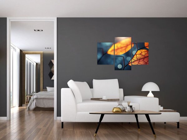 Slika - Tekstura lišća (90x60 cm)