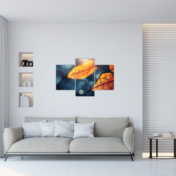Slika - Tekstura lišća (90x60 cm)