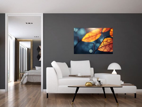 Slika - Tekstura lišća (90x60 cm)