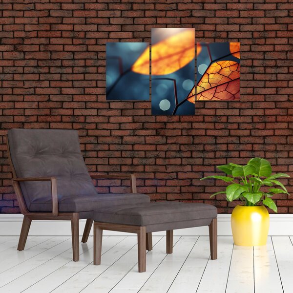 Slika - Tekstura lišća (90x60 cm)