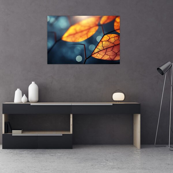 Slika - Tekstura lišća (90x60 cm)