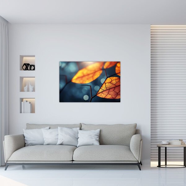 Slika - Tekstura lišća (90x60 cm)