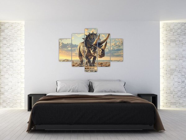 Slika - Triceratops (150x105 cm)