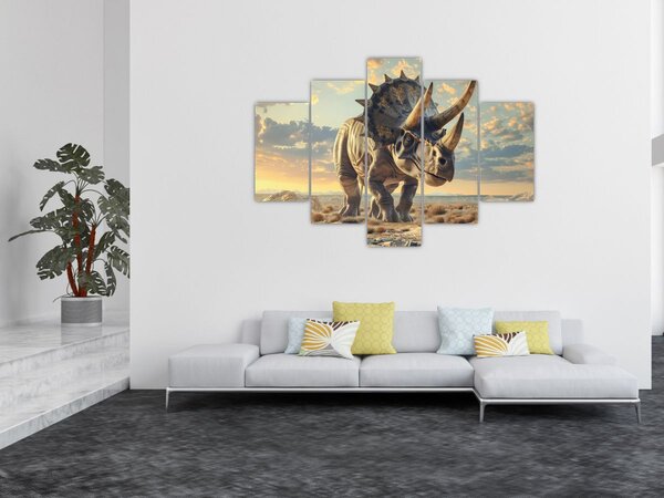 Slika - Triceratops (150x105 cm)