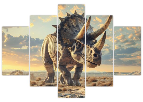 Slika - Triceratops (150x105 cm)
