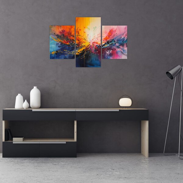 Slika - Apstrakcija boja (90x60 cm)