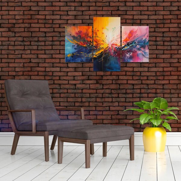 Slika - Apstrakcija boja (90x60 cm)