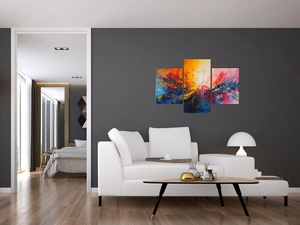 Slika - Apstrakcija boja (90x60 cm)