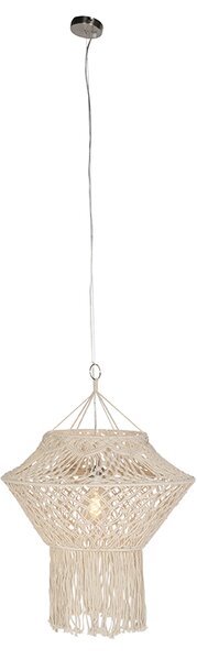 Rustikalna viseća svjetiljka makrame 90 cm - String
