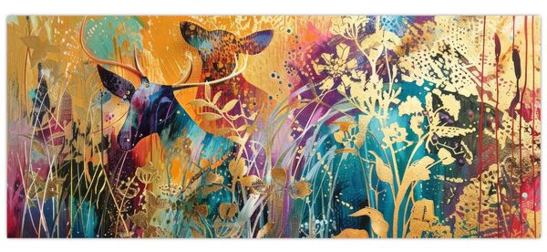 Slika - Apstraktno slikanje prirode (120x50 cm)