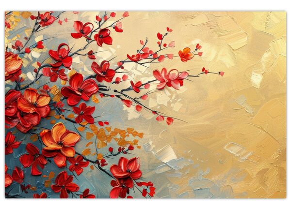 Slika - Cvjetno drvo (90x60 cm)