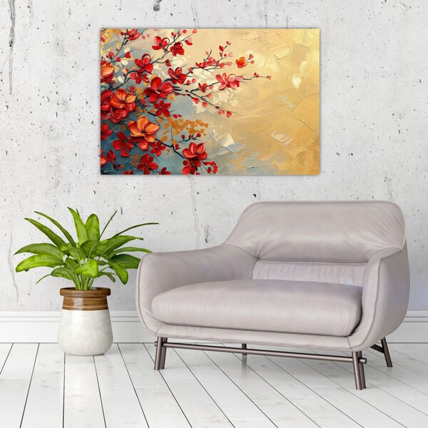 Slika - Cvjetno drvo (90x60 cm)