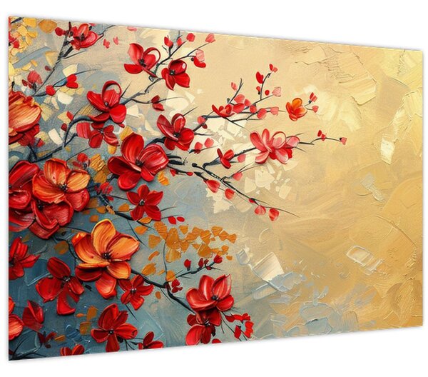 Slika - Cvjetno drvo (90x60 cm)