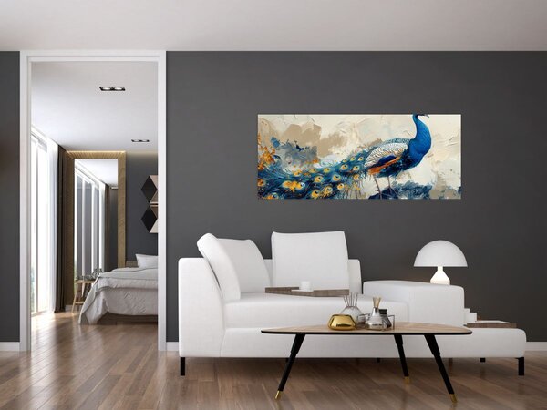 Slika - Paun, slika (120x50 cm)