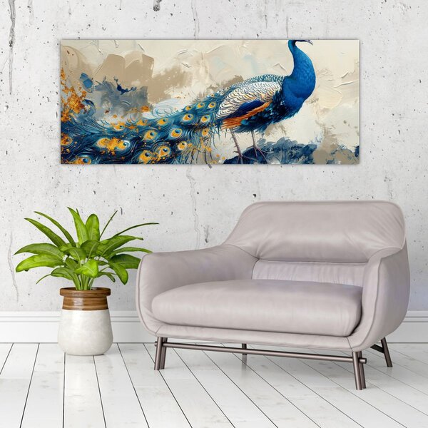 Slika - Paun, slika (120x50 cm)