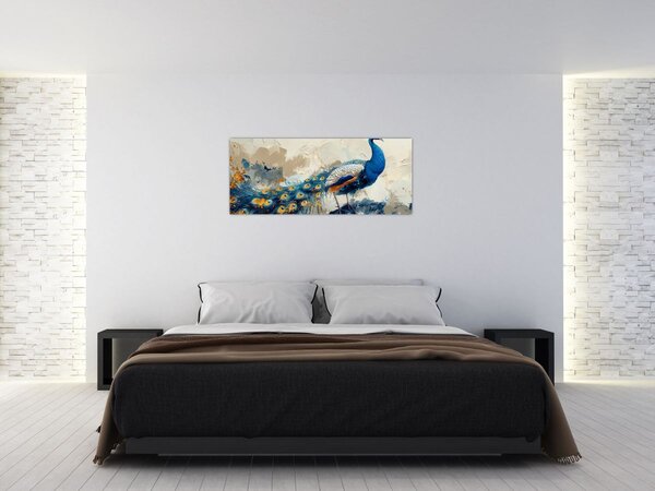 Slika - Paun, slika (120x50 cm)