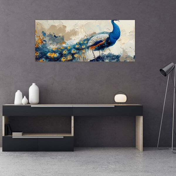 Slika - Paun, slika (120x50 cm)