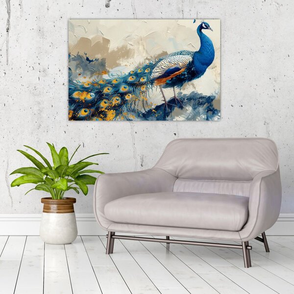 Slika - Paun, slika (90x60 cm)
