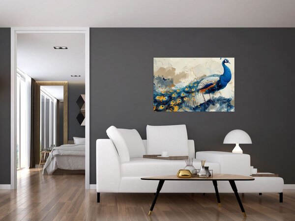 Slika - Paun, slika (90x60 cm)