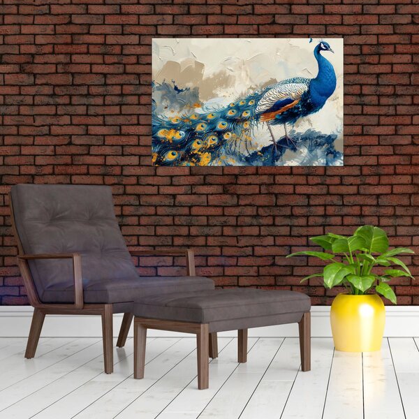Slika - Paun, slika (90x60 cm)