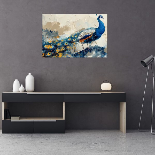 Slika - Paun, slika (90x60 cm)