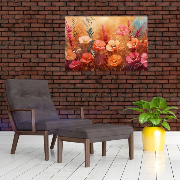Slika - Livadsko cvijeće, slika (90x60 cm)