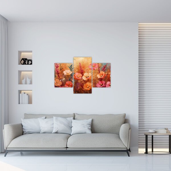 Slika - Livadsko cvijeće, slika (90x60 cm)