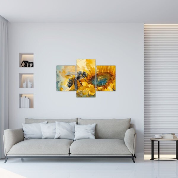 Slika - Pčelica, akvarel (90x60 cm)