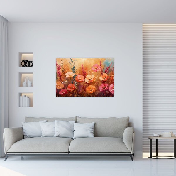 Slika - Livadsko cvijeće, slika (90x60 cm)