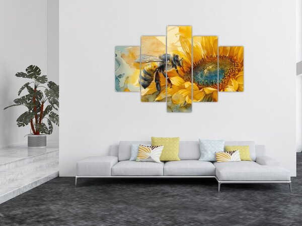 Slika - Pčelica, akvarel (150x105 cm)