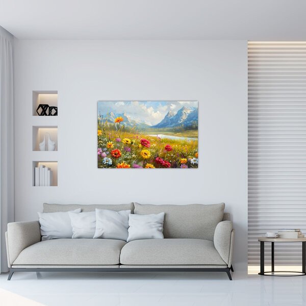 Slika - Naslikani pejzaž (90x60 cm)