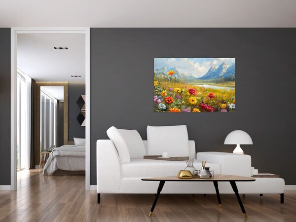 Slika - Naslikani pejzaž (90x60 cm)