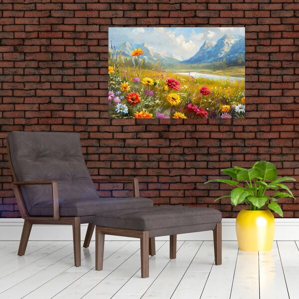 Slika - Naslikani pejzaž (90x60 cm)