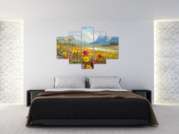 Slika - Naslikani pejzaž (150x105 cm)