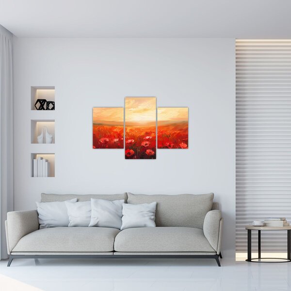 Slika - Polje makova (90x60 cm)