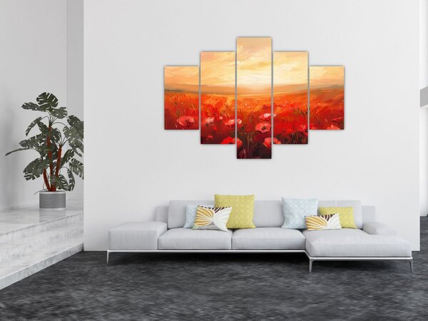 Slika - Polje makova (150x105 cm)