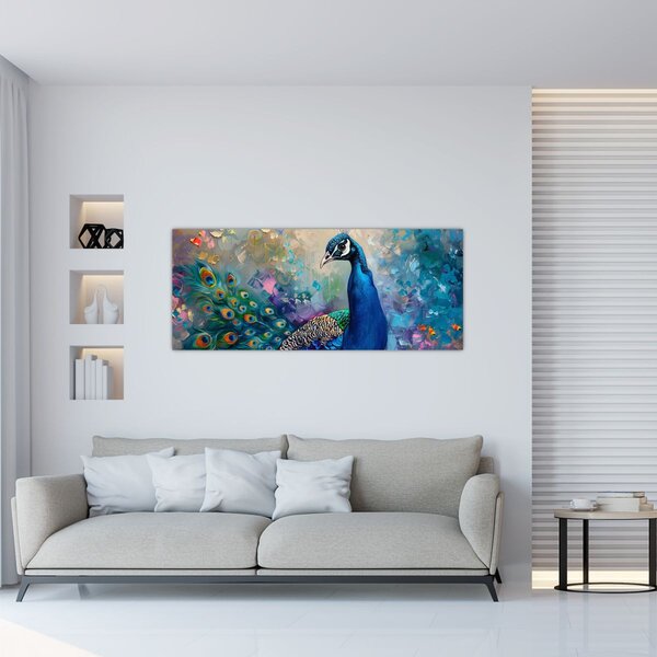 Slika - Slikanje pauna (120x50 cm)