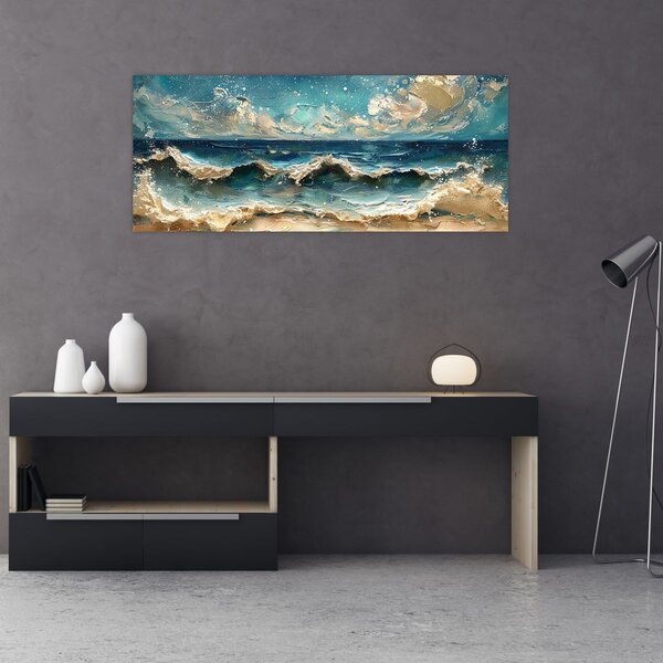 Slika - Slikanje mora (120x50 cm)