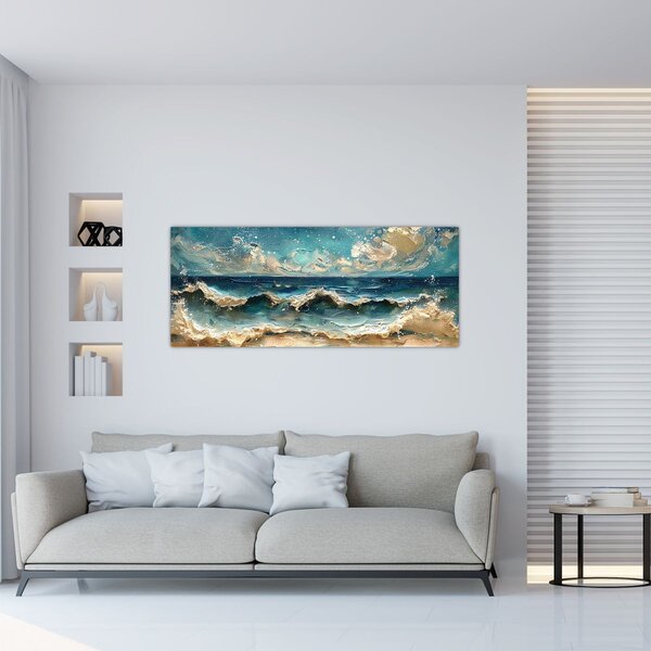Slika - Slikanje mora (120x50 cm)