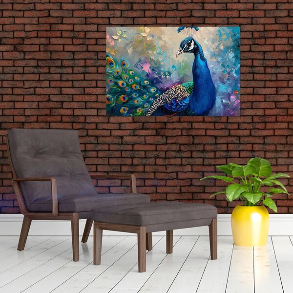 Slika - Slikanje pauna (90x60 cm)